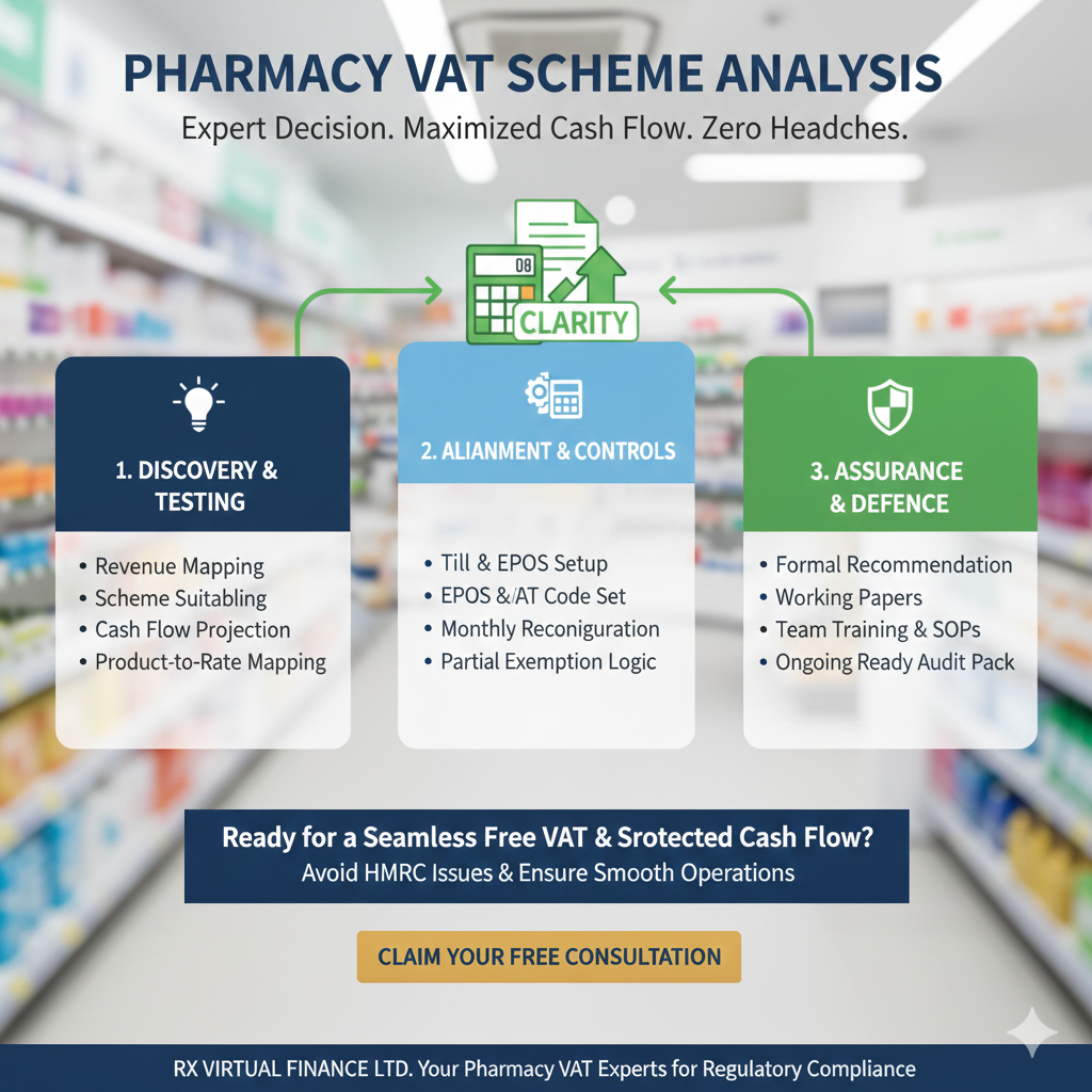 Pharmacy VAT scheme analysis